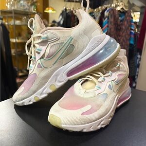 Nike Air Max 270 React SE 'Summit White/Sail-Bleached Aqua 6.5W